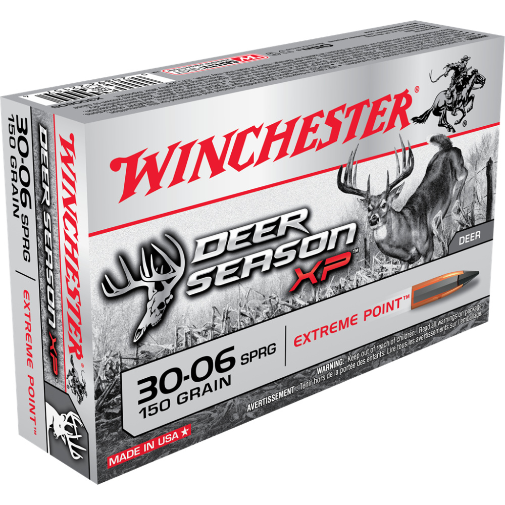 Winchester Deer Season XP 30-06 ammunition box