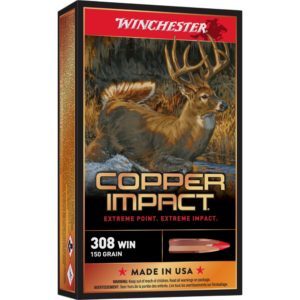 WINCHESTER COPPER IMPACT 308 - WIN 150GR 20RD 10BX/CS