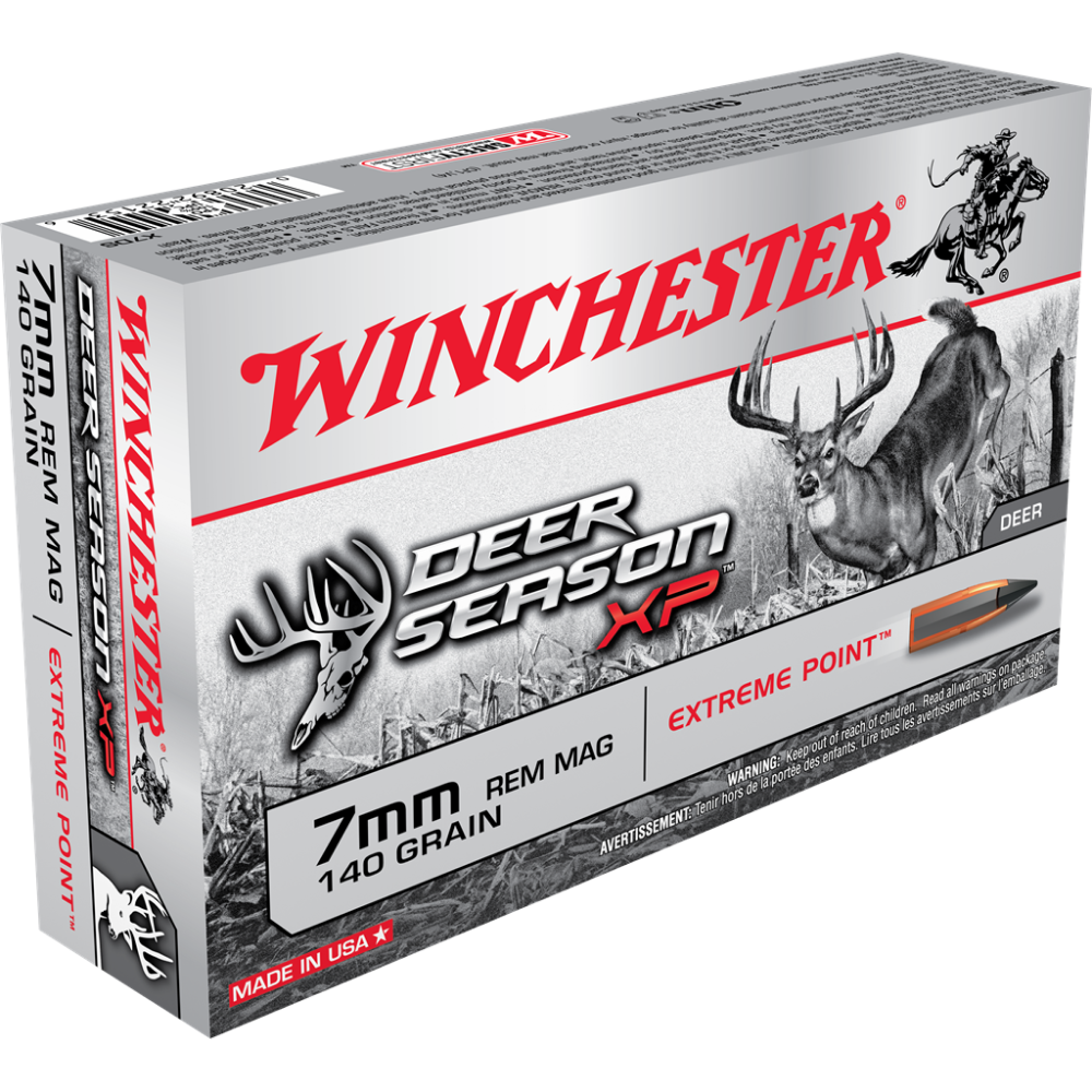 WINCHESTER DEER XP 7MM REM MAG - 140GR EXTREME PT 20RD 10BX/CS