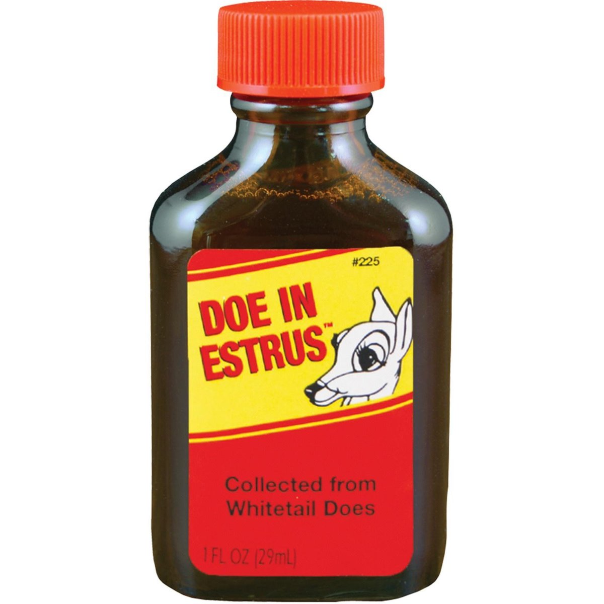 Bottle of Doe in Estrus deer scent lure