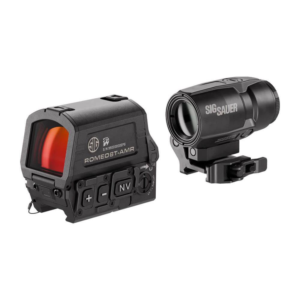 SIG RED DOT/MAGNIFIER COMBO - ROMEO8T/JULIET3 AMR BLACK