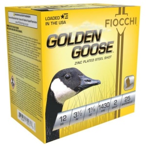 Fiocchi Golden Goose Shotshells 12ga 3 1/2" 1-5/8oz 1430fps #2 25/ct