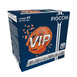 Fiocchi VIP Shotshells 20 ga 2-3/4" 7/8 oz 1200 fps #8 25/ct