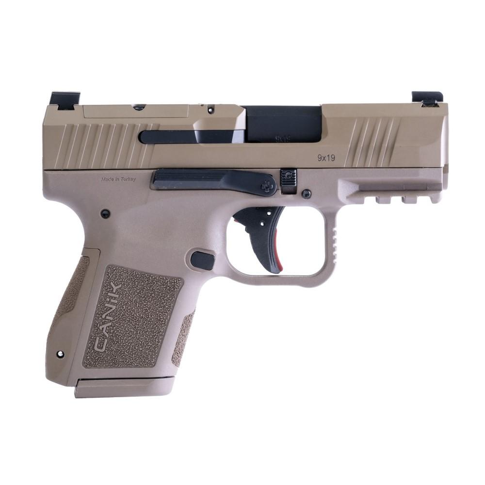 CANIK METE MC9 9MM 3.18" BBL - OR FS 2-MAGS FLATE DARK EARTH