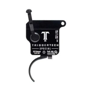 Triggertech Rem Model 7 Special Single Stage Trigger 1.0-3.5 lbs Curved Black