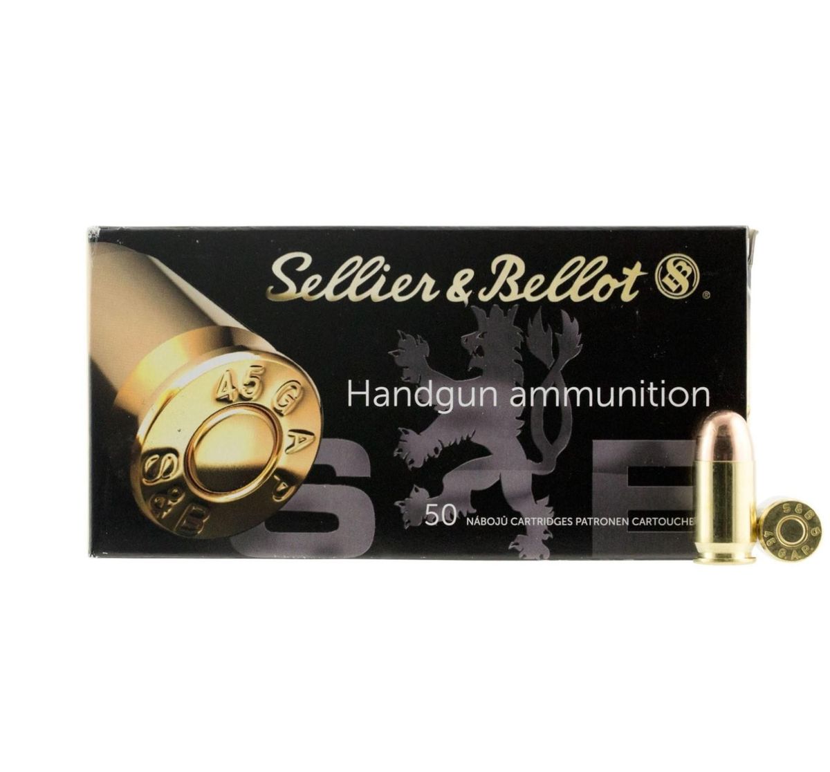 S&B 45 GAP 230GR FMJ-RN - 50RD 20BX/CS