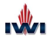 IWI logo with red and blue elements