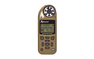 Kestrel handheld weather meter with digital display