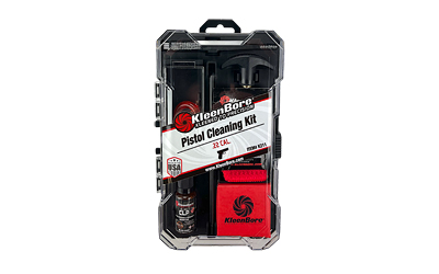 KleenBore pistol cleaning kit for .22 caliber firearms.