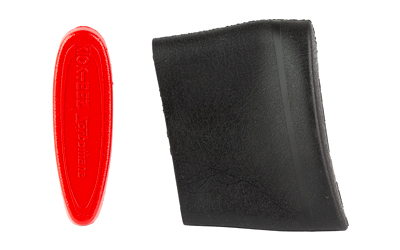 Red insole and black shoe heel insert
