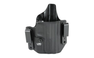 Black Kydex inside-the-waistband gun holster