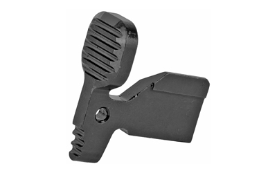 Black textured mechanical lever component