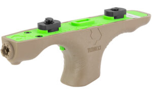 Green and tan handheld alignment tool