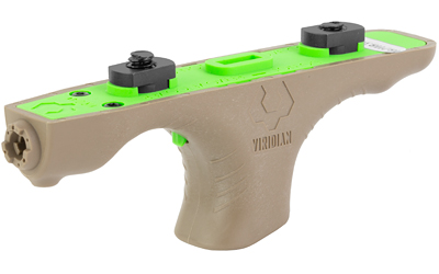 Green and tan handheld alignment tool
