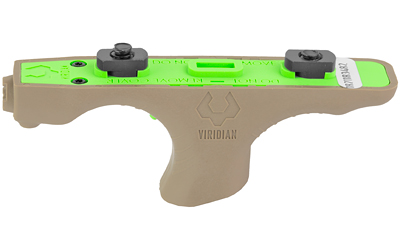 Green and tan tactical leveling device with grip