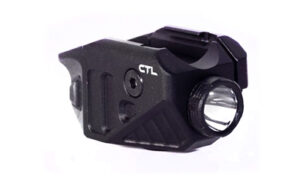 Compact black tactical weapon light labeled CTL