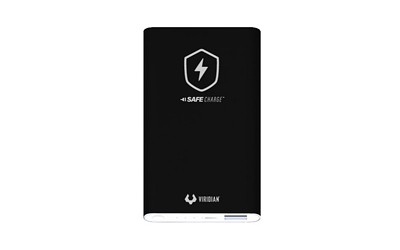 Black Safe Charge portable power bank device