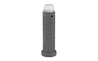 Gray cylindrical container with translucent cap