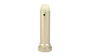 Beige automatic aerosol dispenser on white background