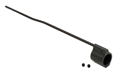Black rifle gas block with tube and screws