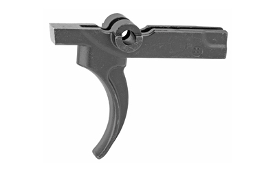 Black rifle trigger mechanism isolated