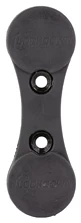 Black magnetic tool holder with two magnets.