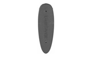 Black elongated oval board with mounting holes