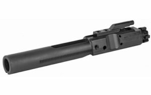 Rifle upper receiver with attached suppressor