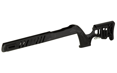 Black tactical shotgun stock with pistol grip