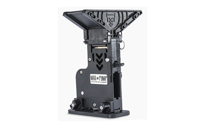 Black industrial pump with funnel top attachment