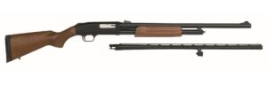 MOSSBERG 500 COMBO 12GA 3" - 28"VR 24"RIFLED BLUED HARDWOOD