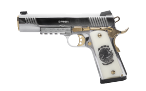 Girsan MC1911 Liberador Handgun .38 Super 9rd Magazine 5" Barrel Stainless Steel Mexican Coat of Arms