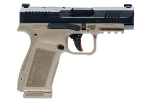 Canik Mete MC9LS Handgun 9mm Luger 17rd Magazines(2) 3.64" Barrel Optic Ready Black Slide FDE Frame
