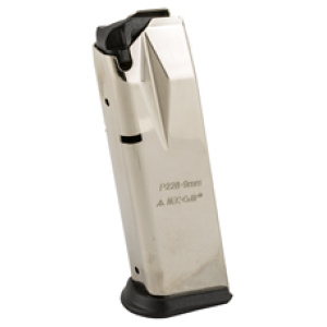 P229 9mm magazine, silver color