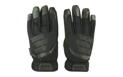 Pair of black reinforced work gloves
