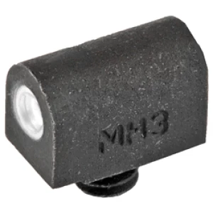 Black rubber gun sight with MH3 marking.