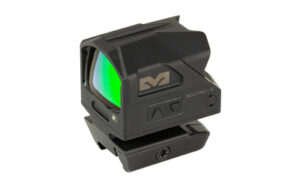 Compact reflex sight with green illuminated lens