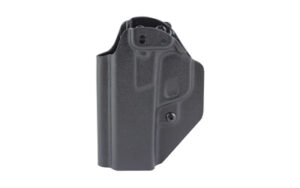 Black Kydex inside-the-waistband handgun holster