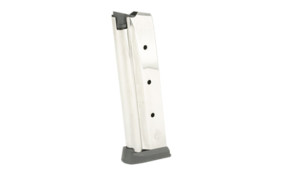 Slim white freestanding dispenser with gray base