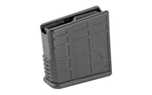 Black rifle magazine on white background