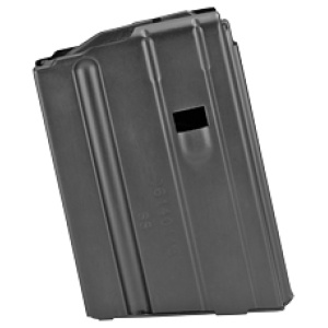 Rifle magazine, black, side view