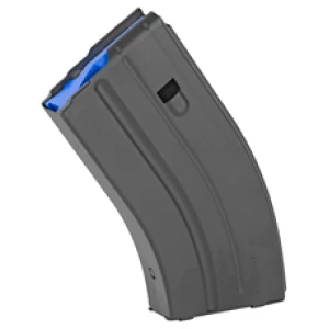 Gun magazine on white background
