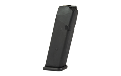Black gun magazine on white background