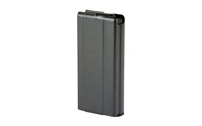 Black rifle magazine standing upright