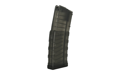 Black rifle magazine on white background