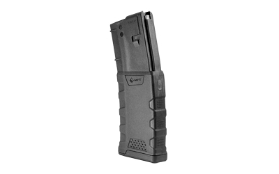 Black rifle magazine on white background