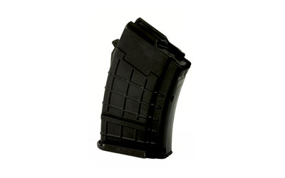 Black rifle magazine isolated on white background.