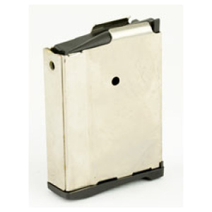 Rifle magazine on white background