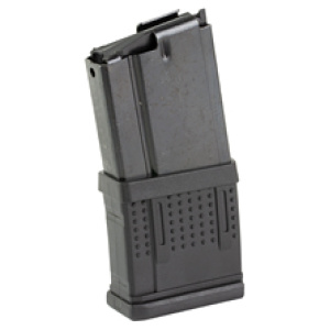 Black rifle magazine on white background