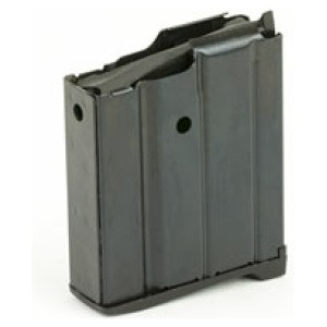 Black metal magazine clip with three rounds